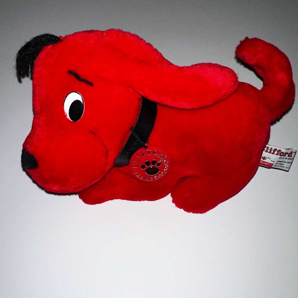 Vintage 1997 Clifford The Big Red Dog 10” Scholastic Side Kicks Stuffed Plush